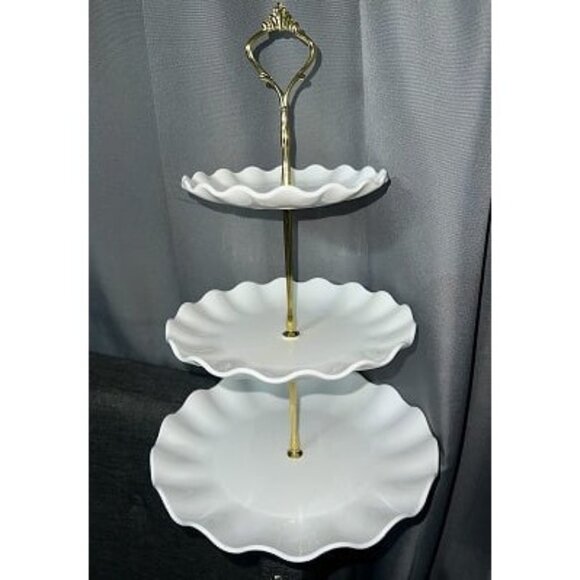 New 3 Tier Cupcake Stand Holder, Plastic Cup Cake Stand Towel - Picture 1 of 2